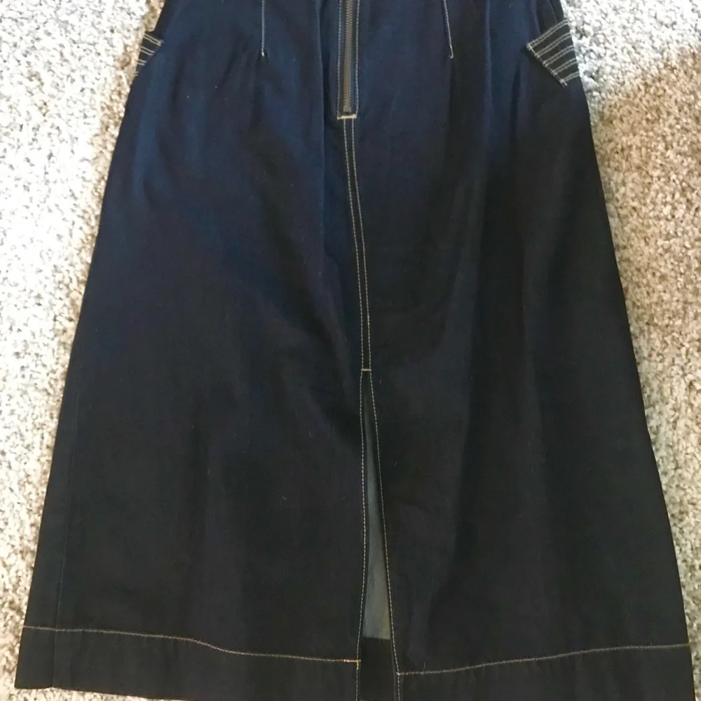 Denim midi skirt - Picture 4 of 8